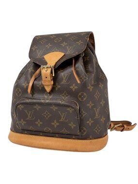 Louis Vuitton Montsouris MM Backpack Monogram Brown